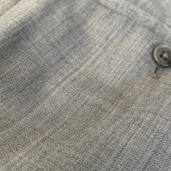 Men’s 34x30 100% wool gray cuffed pants - Picture 6 of 6